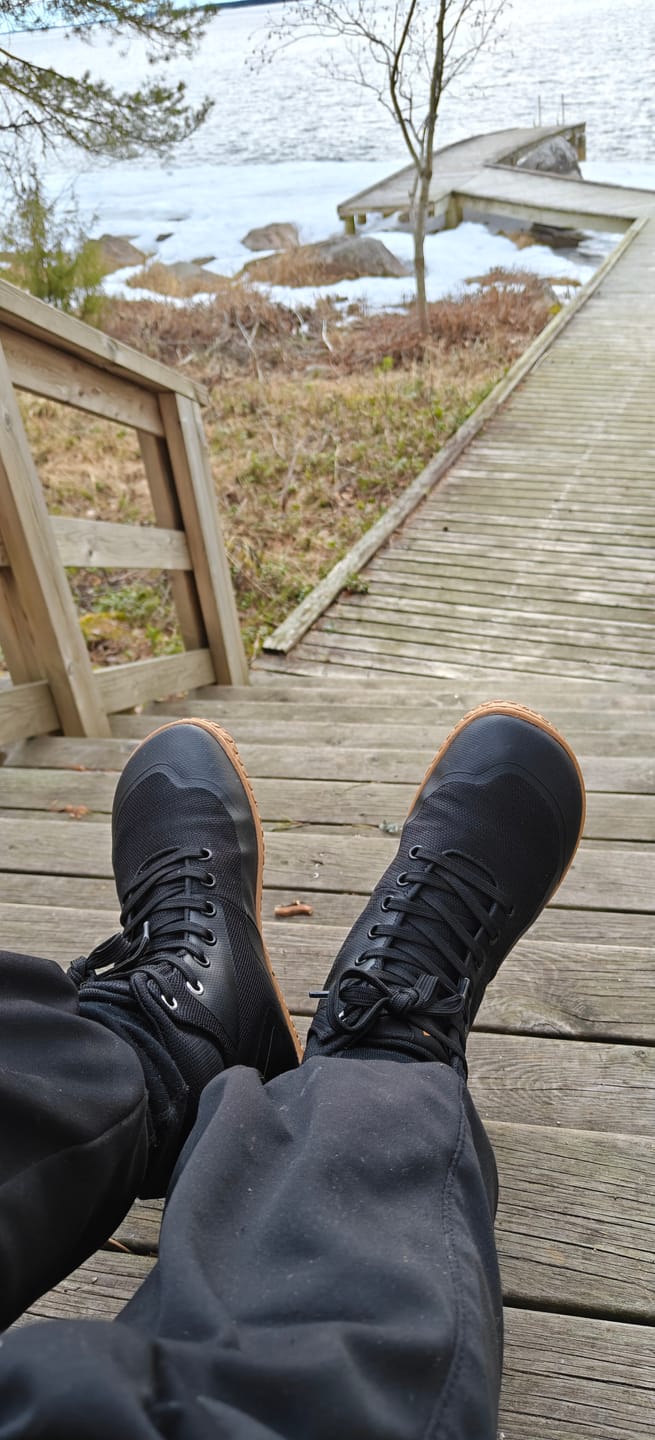 Customer photo review of Vaistoa Tuohi 2 -paljasjalkaretkeilykengät