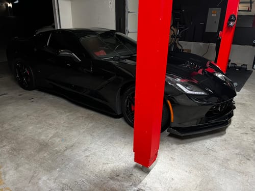 Customer photo review of Corvette C7 Stage 2 / Stage 3 Front Splitter & Side Skirts