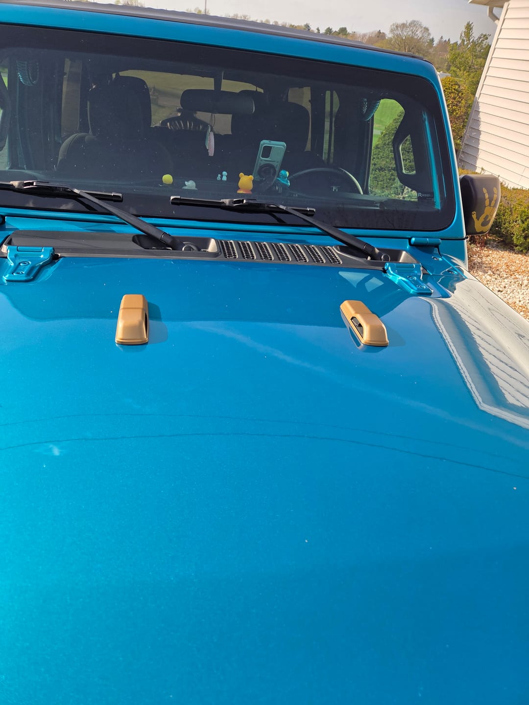 Customer photo review of Painted Hood Bumper Cover for Wrangler JL Gladiator JT