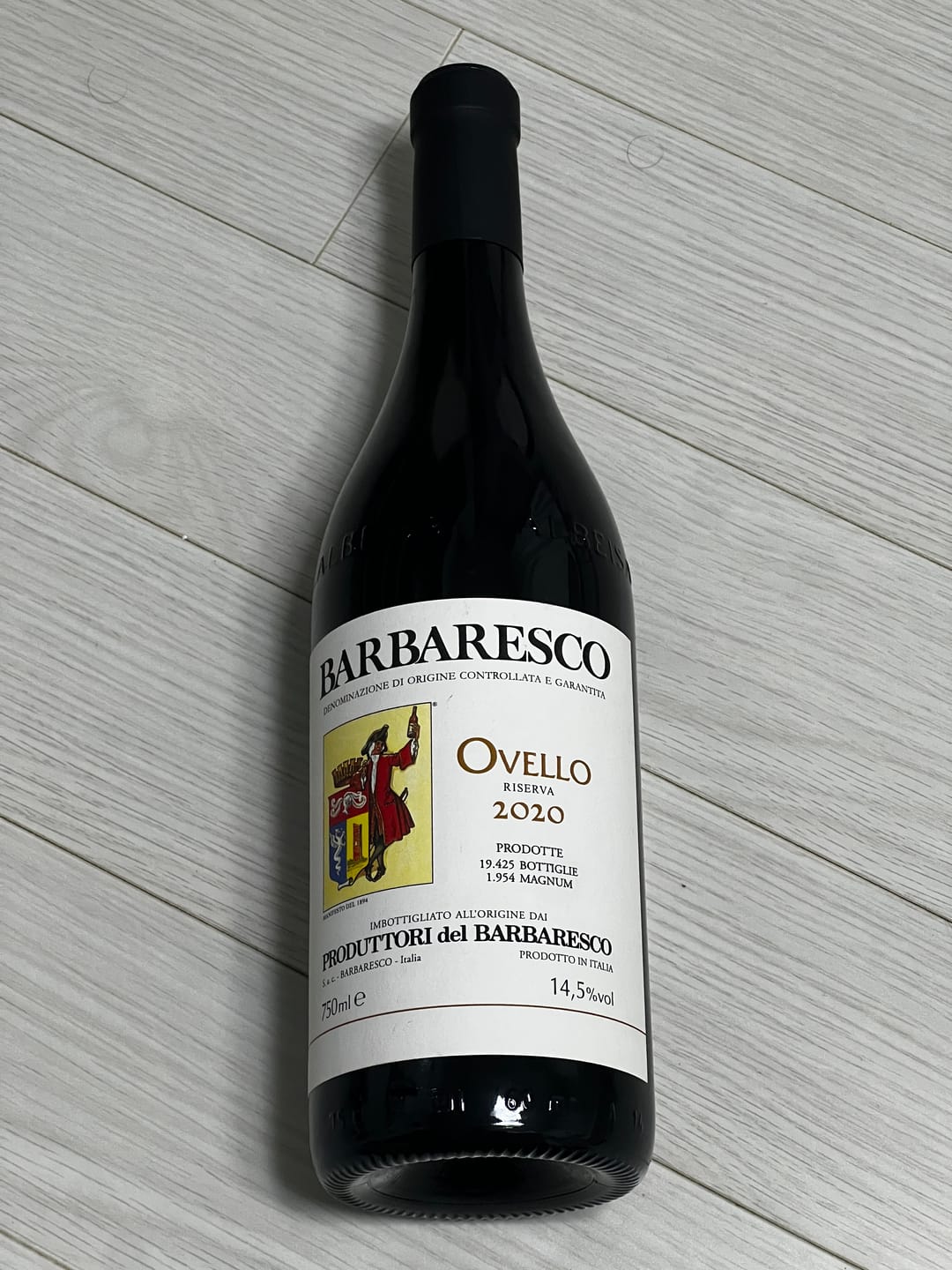 Customer photo review of Produttori del Barbaresco Riserva Ovello 2020