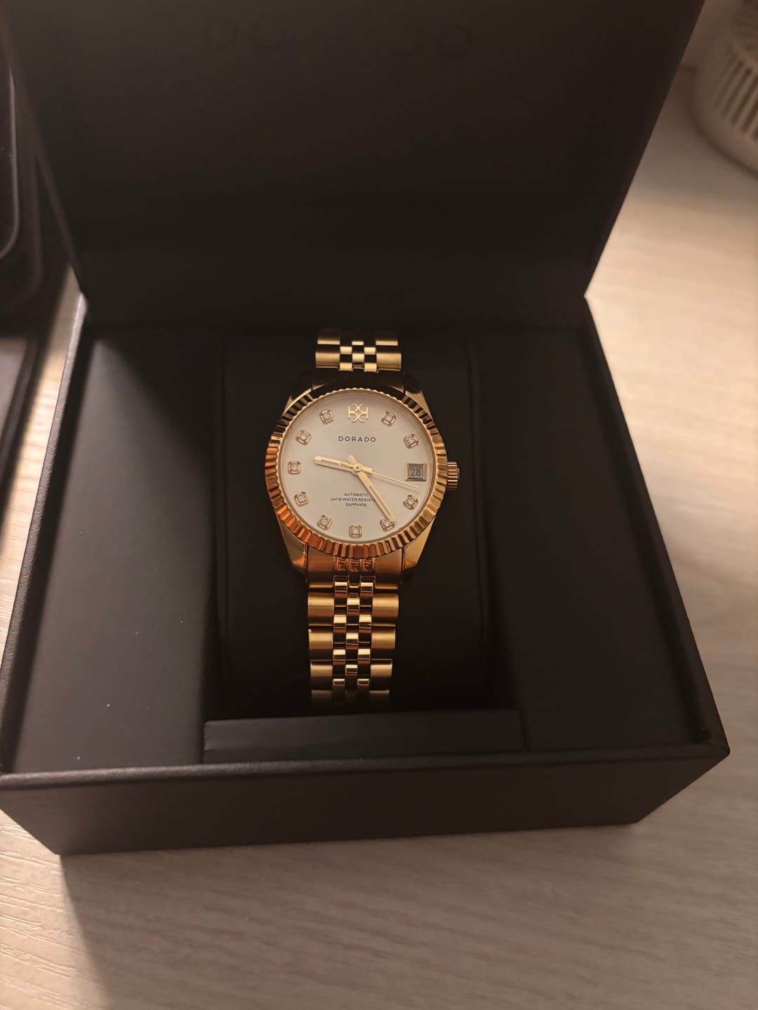 Customer photo review of DORADO Gold Timeless Watch - Gold