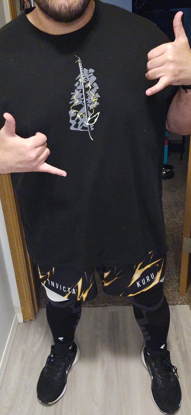 Customer photo review of Thunder Guardian Performance Shorts