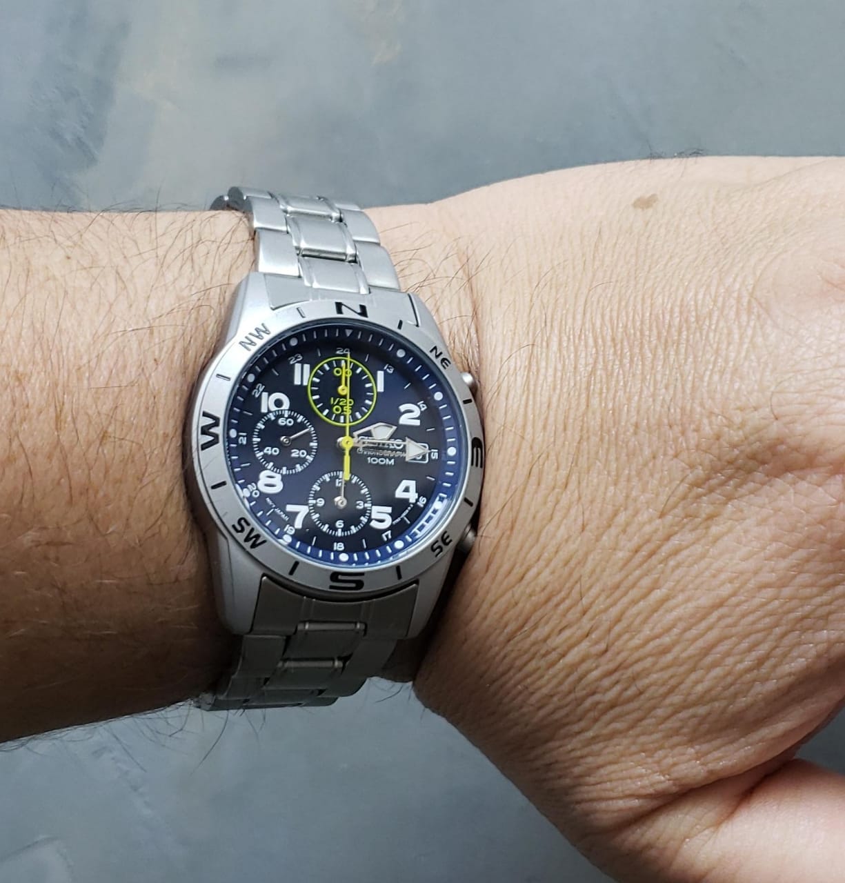 Customer photo review of Reloj Seiko Chronograph SND379P1 Quartz Acero JDM 39mm