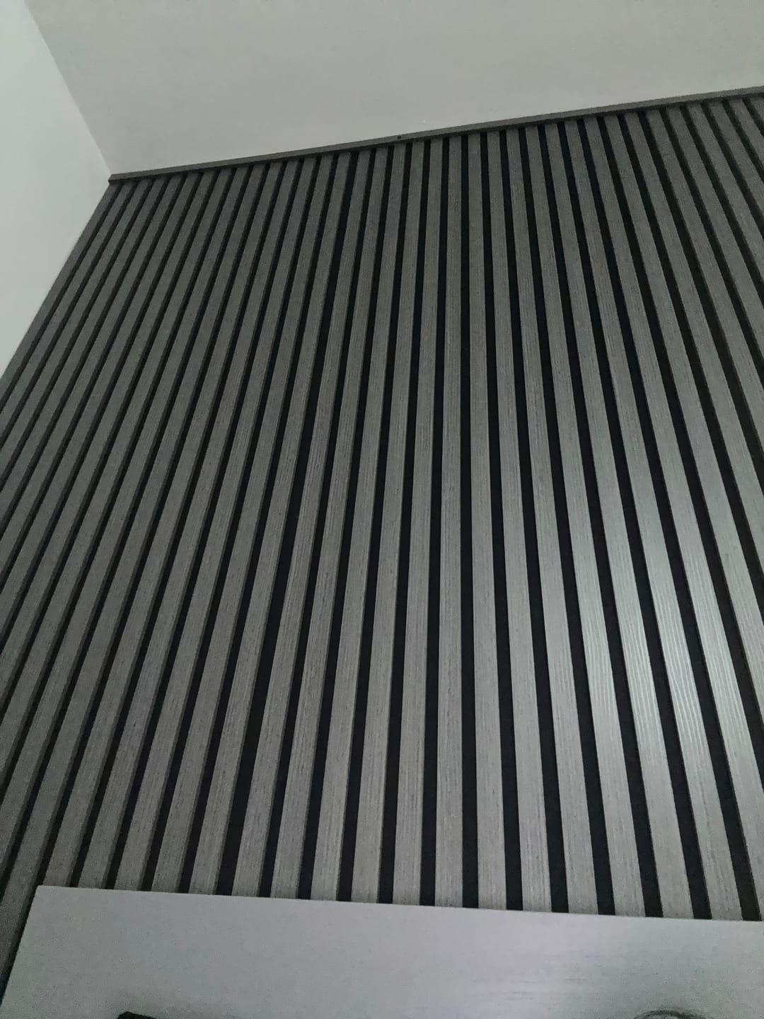 Customer photo review of Premium Acoustic Wall Panels - Dark Grey