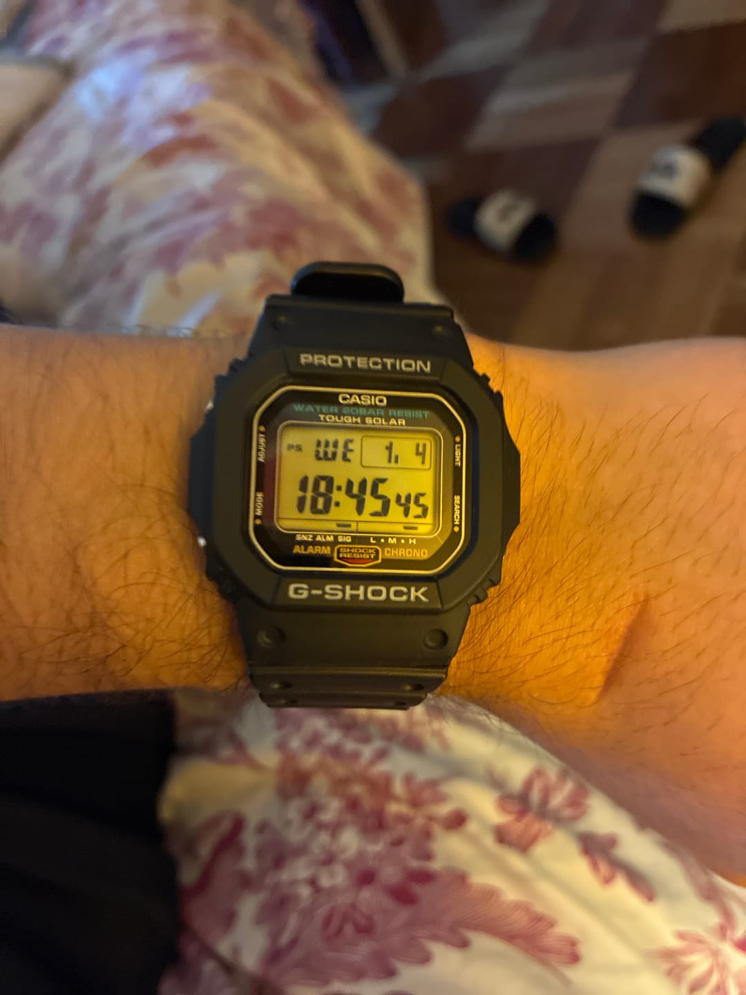 Customer photo review of Reloj Casio G-Shock Vintage G-5600UE-1 Tough Solar
