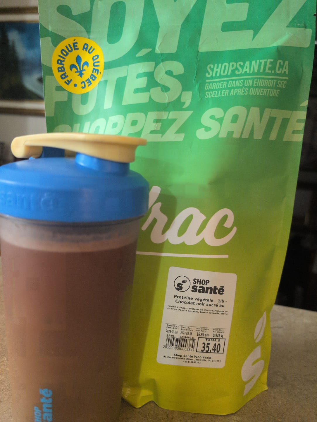 Customer photo review of VRAC - Protéine végétale - 1lb