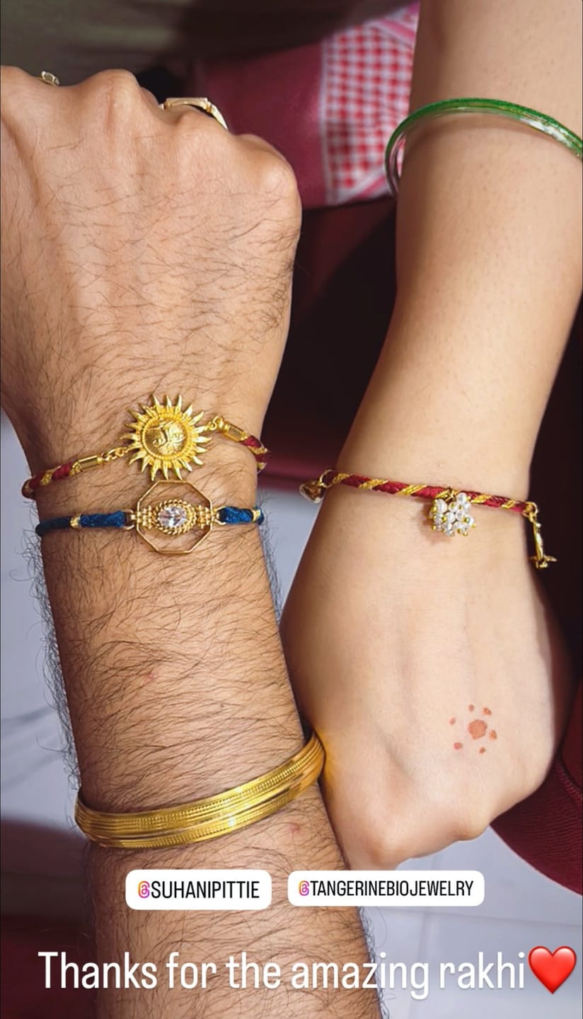 Customer photo review of Teaj Rakhi