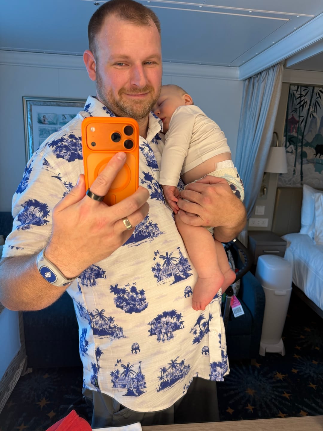 Customer photo review of Star Wars™ "Tide of the Battle" – Bamboo Short Sleeve Shirt