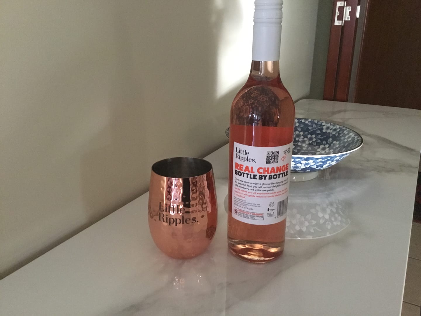 Customer photo review of Hammered Copper Wine Mug GWP