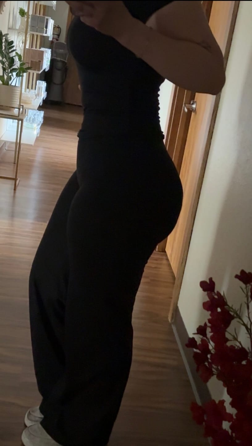 Customer photo review of W2257 - Kove Wide Leg Flare Leggings (Regular)