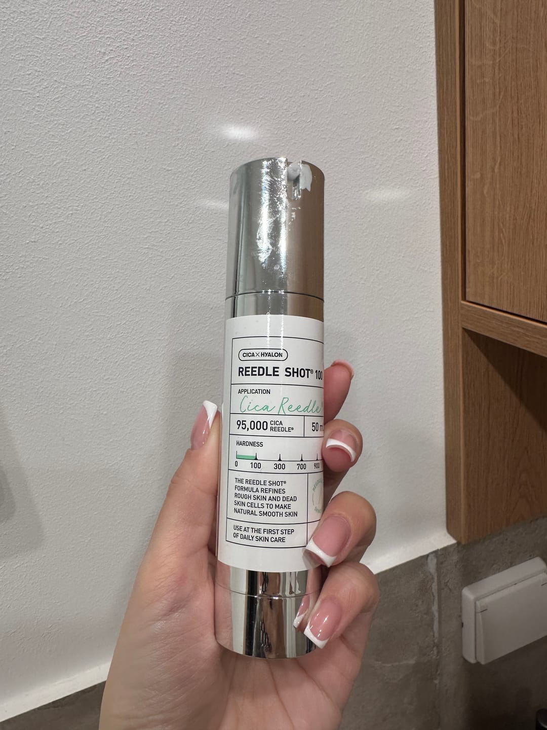 Customer photo review of Serums-būsteris ar mikroadatām VT Cosmetics Reedle Shot 100