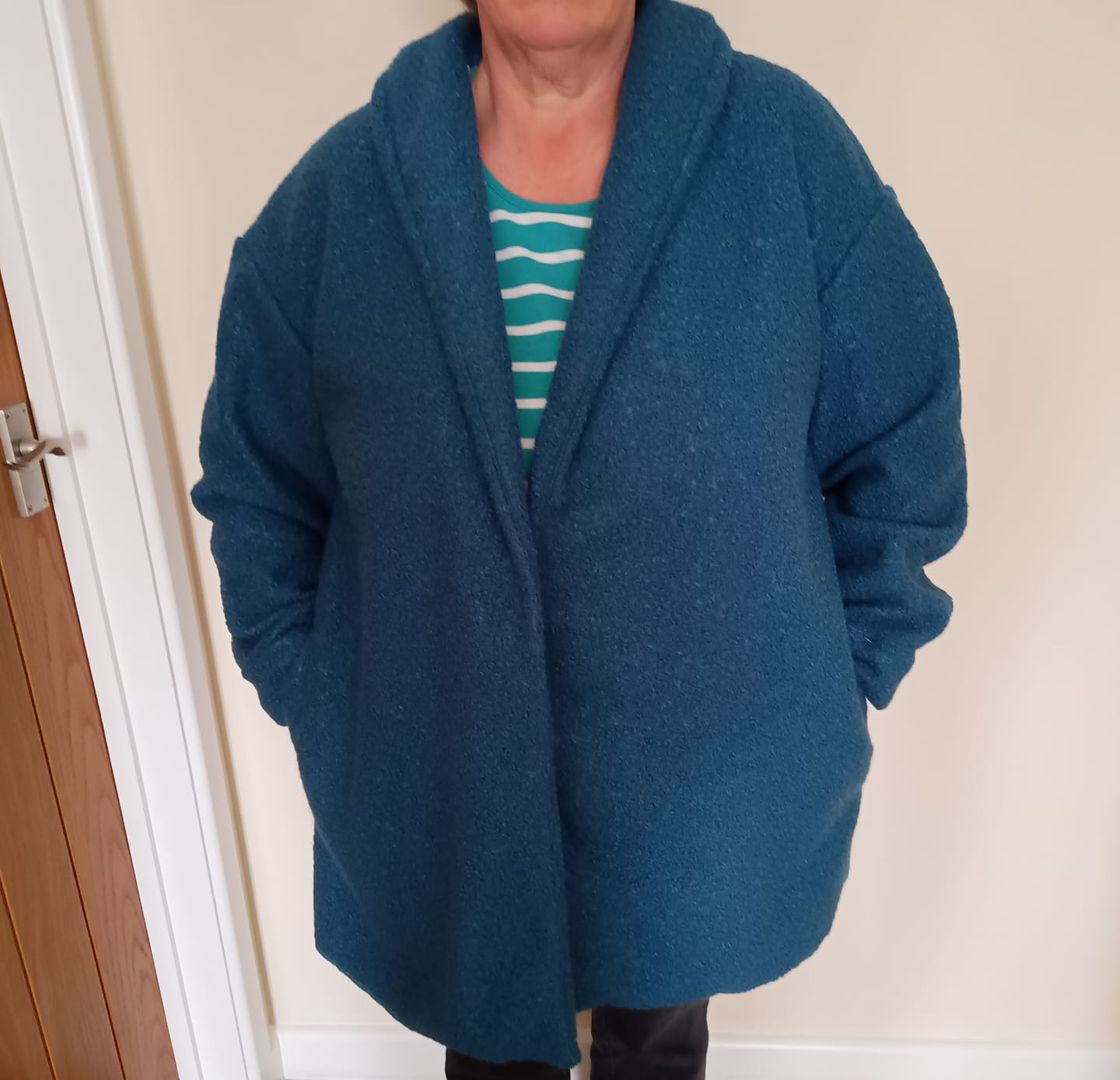 Customer photo review of Plain Boucle Fabric
