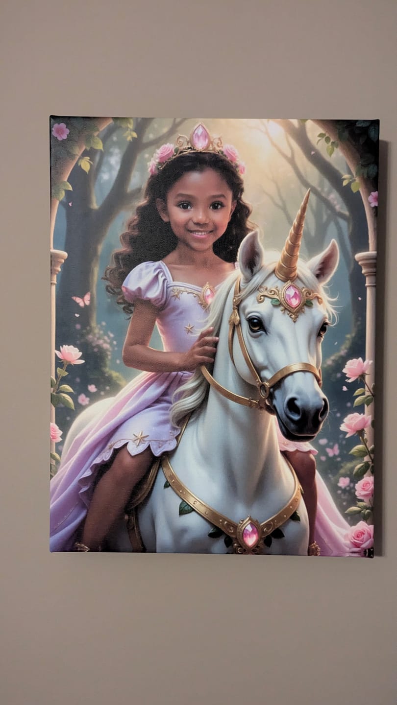Customer photo review of The Lavender Unicorn Princess