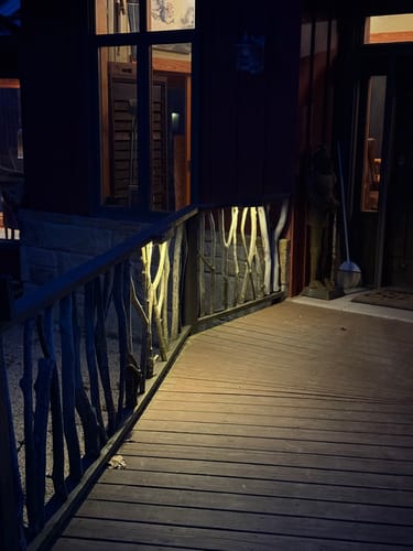 Customer photo review of Solar Wall Light with Motion Sensor