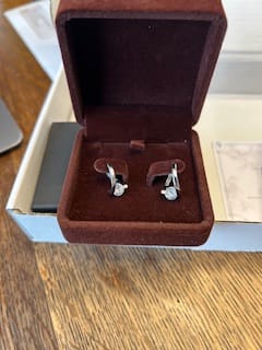 Customer photo review of Mila Earrings | Sterling Silver