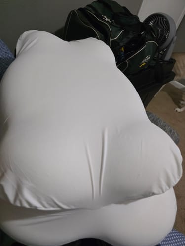 Customer photo review of Cloud Cooling Pillow Case