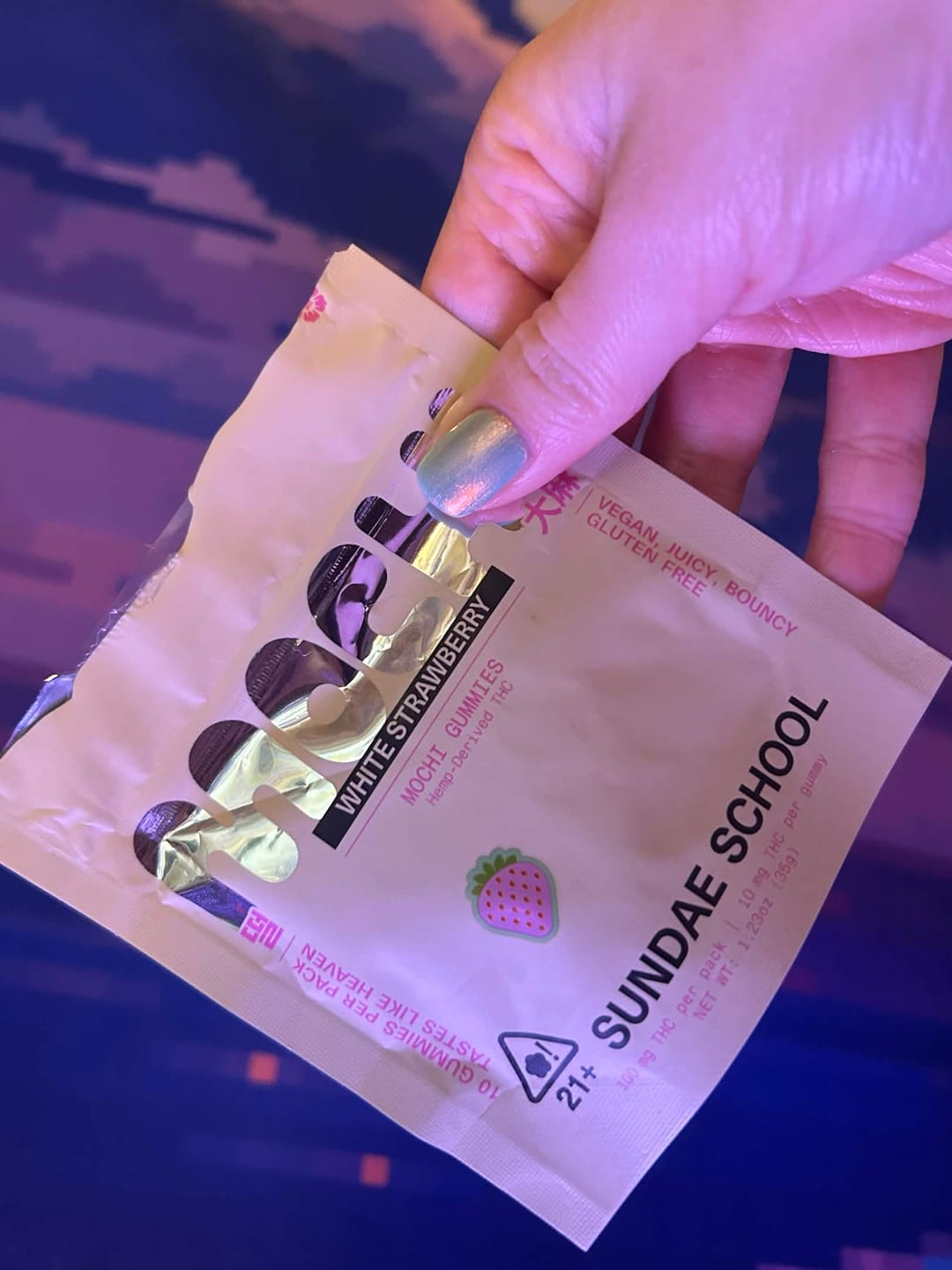 Customer photo review of White Strawberry (10mg) Mini