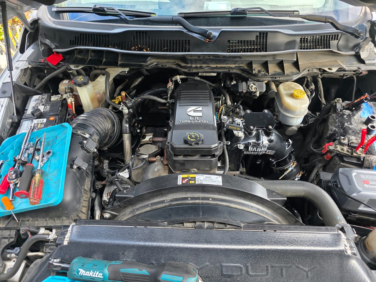 Customer photo review of Kingspeed Billet Budget Builder Valve Cover 06+ Cummins