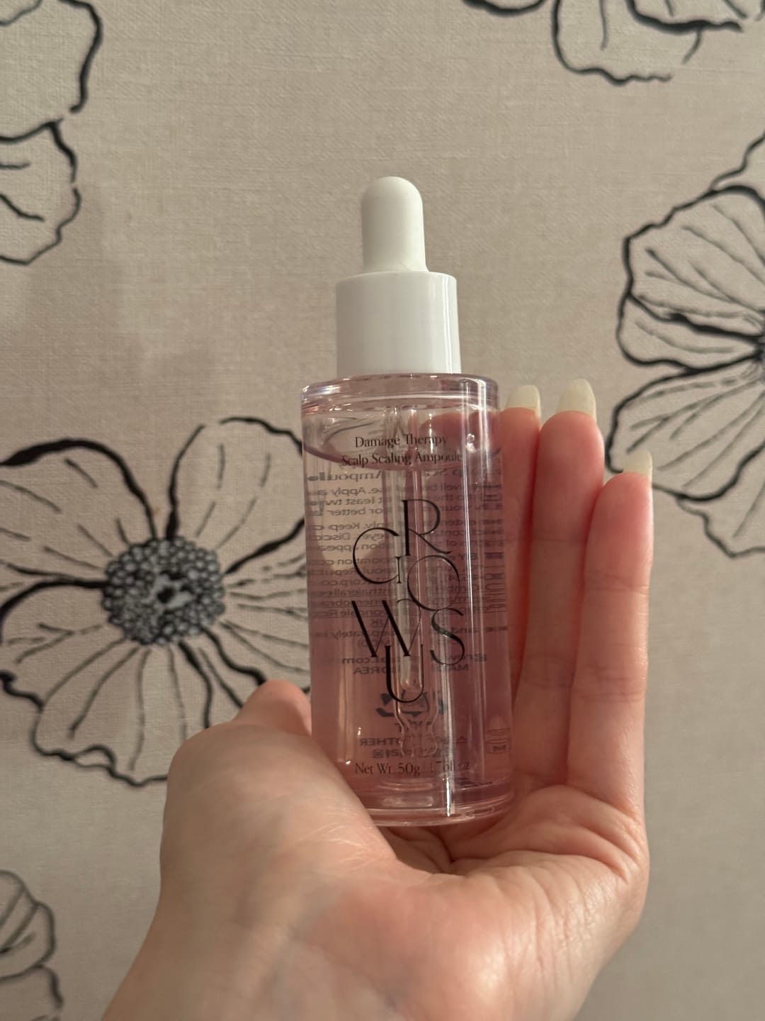 Customer photo review of Atjaunojoša ampula galvas ādai Growus Damage Therapy Scalp Scaling Ampoule