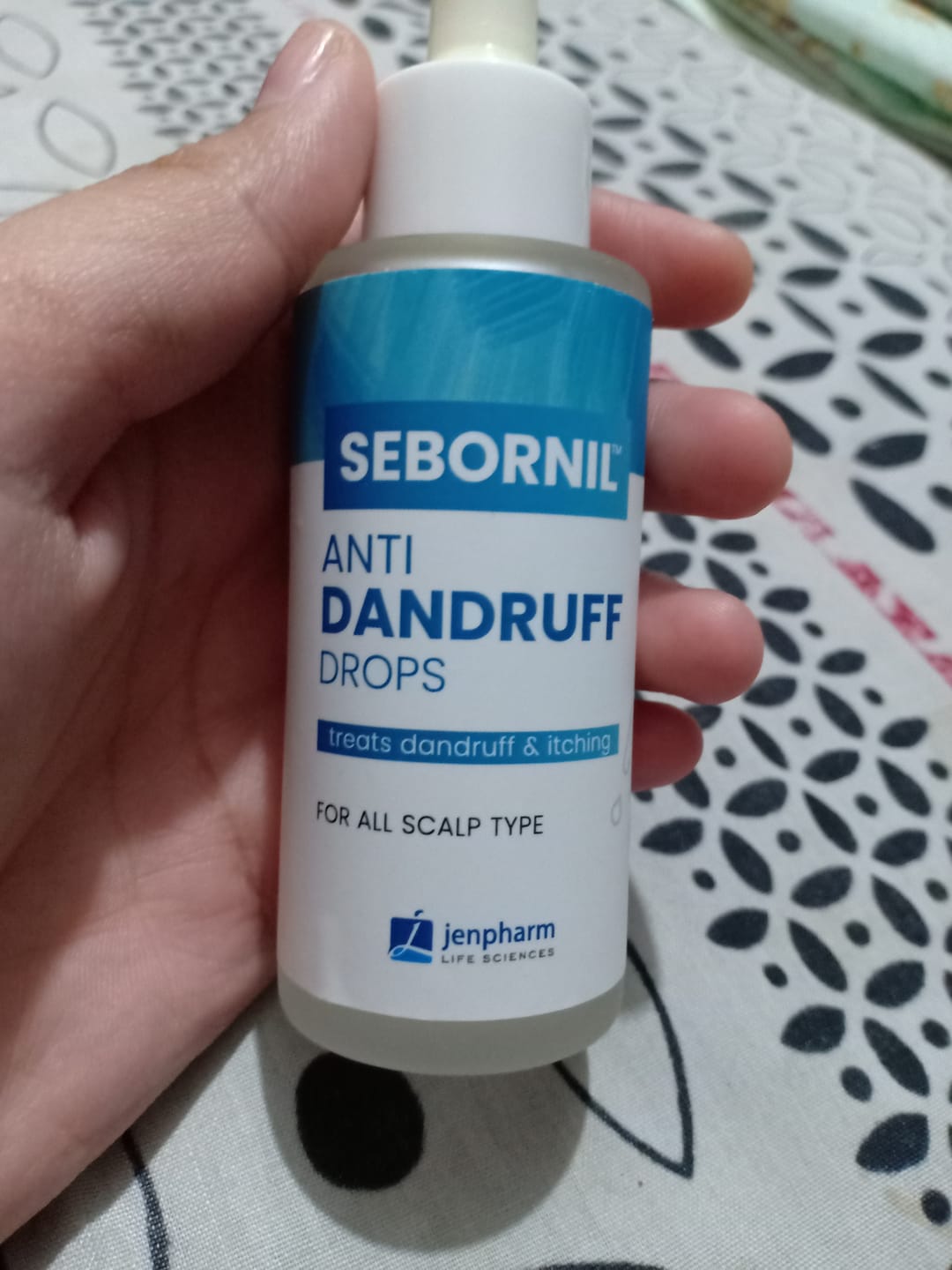 Customer photo review of Sebornil Anti Dandruff Drops