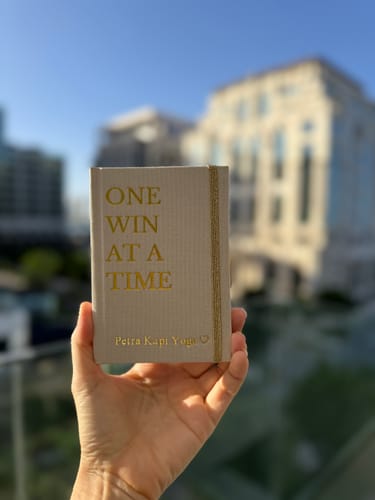 Customer photo review of One Win at a Time Notebook | The Power of Small Wins