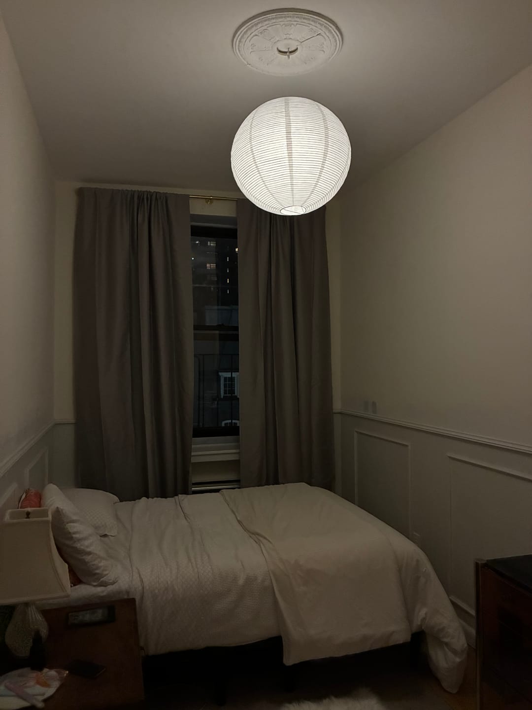 Customer photo review of 20" White Fine Line Premium Even Ribbing Paper Lantern, Extra Sturdy