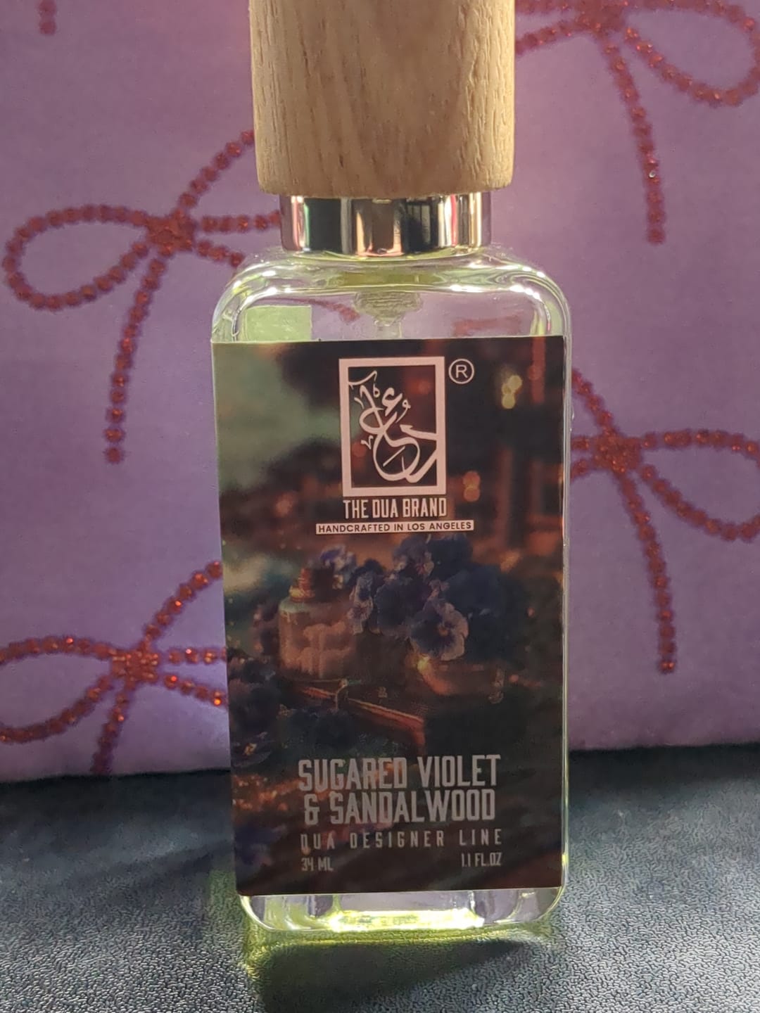 Customer photo review of Sugared Violet & Sandalwood