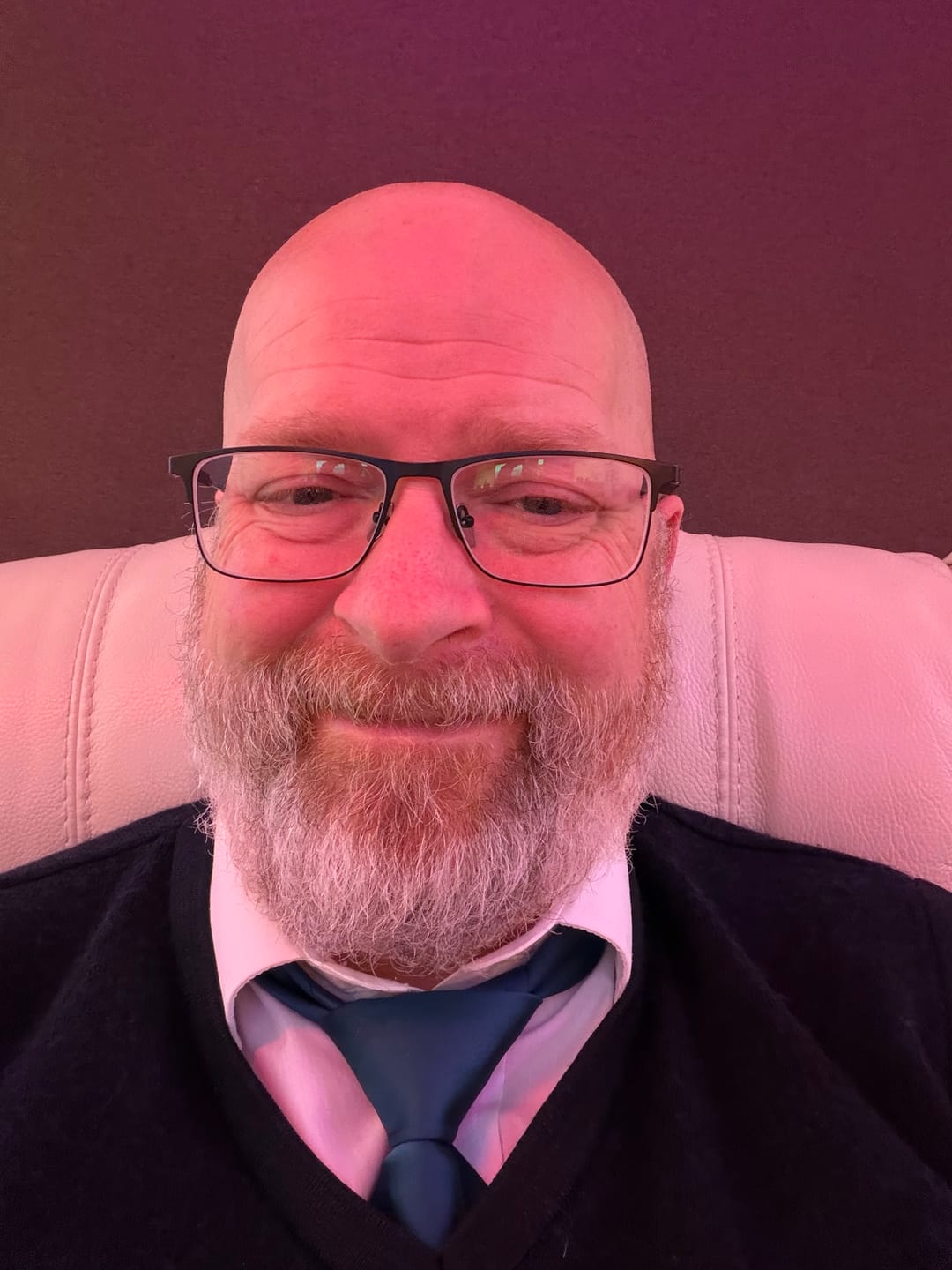 Customer photo review of Jayden | Comfortable Business Titanium Magnetic Clip-on Eyeglasses Sunglasses