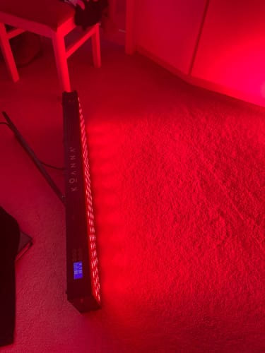 Customer photo review of Koanna® Luma1000™ – Powerful, Mid-Size Red Light Therapy Panel
