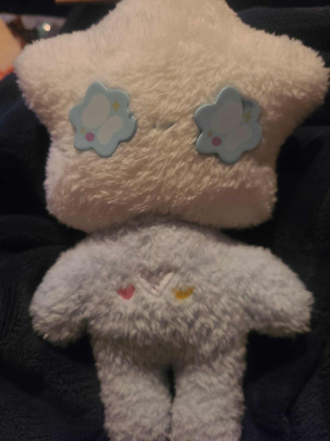 Customer photo review of Fluffy Star Baby Plushie PREORDER