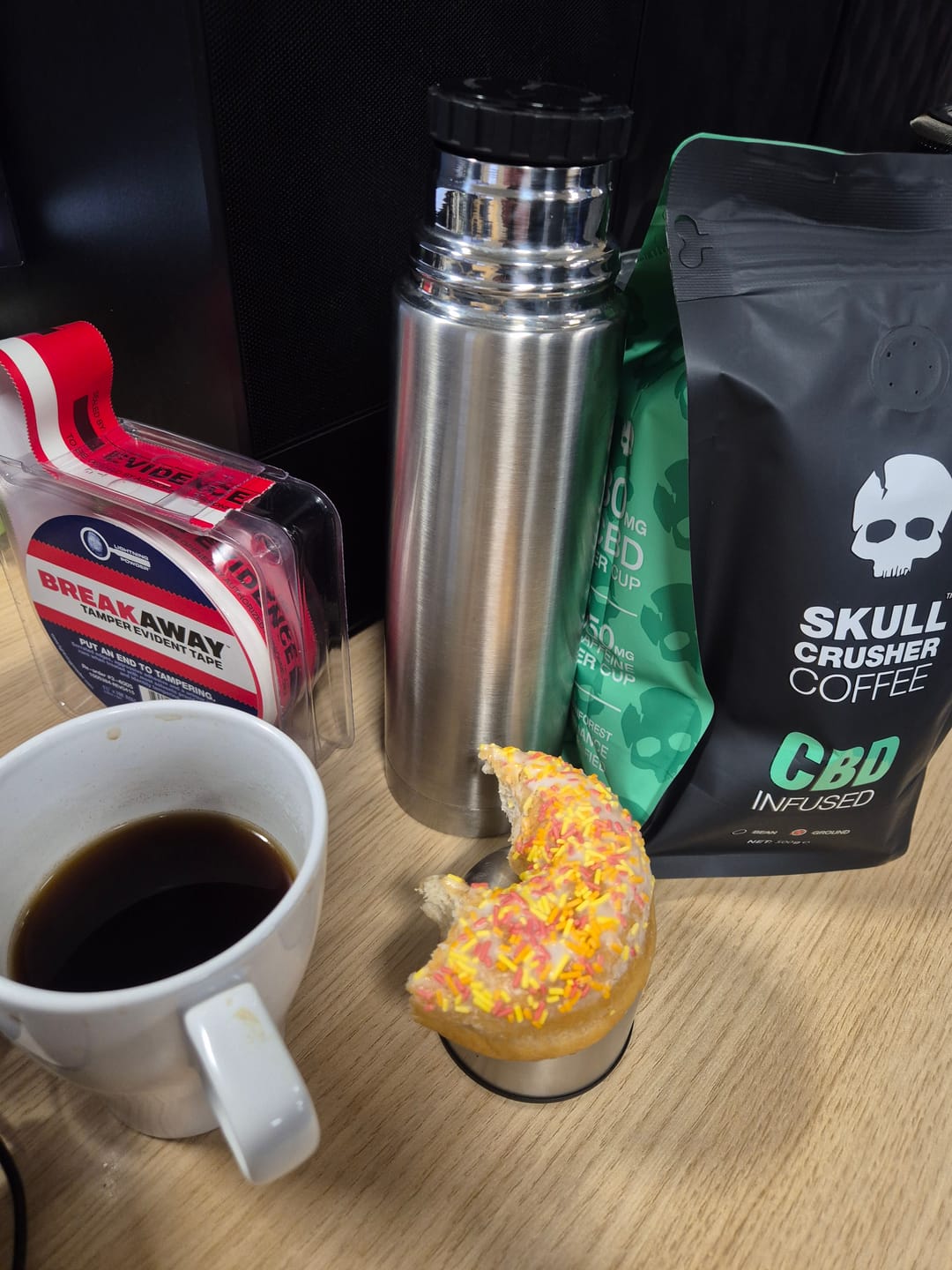 Customer photo review of Skull Crusher Coffee - Infused
