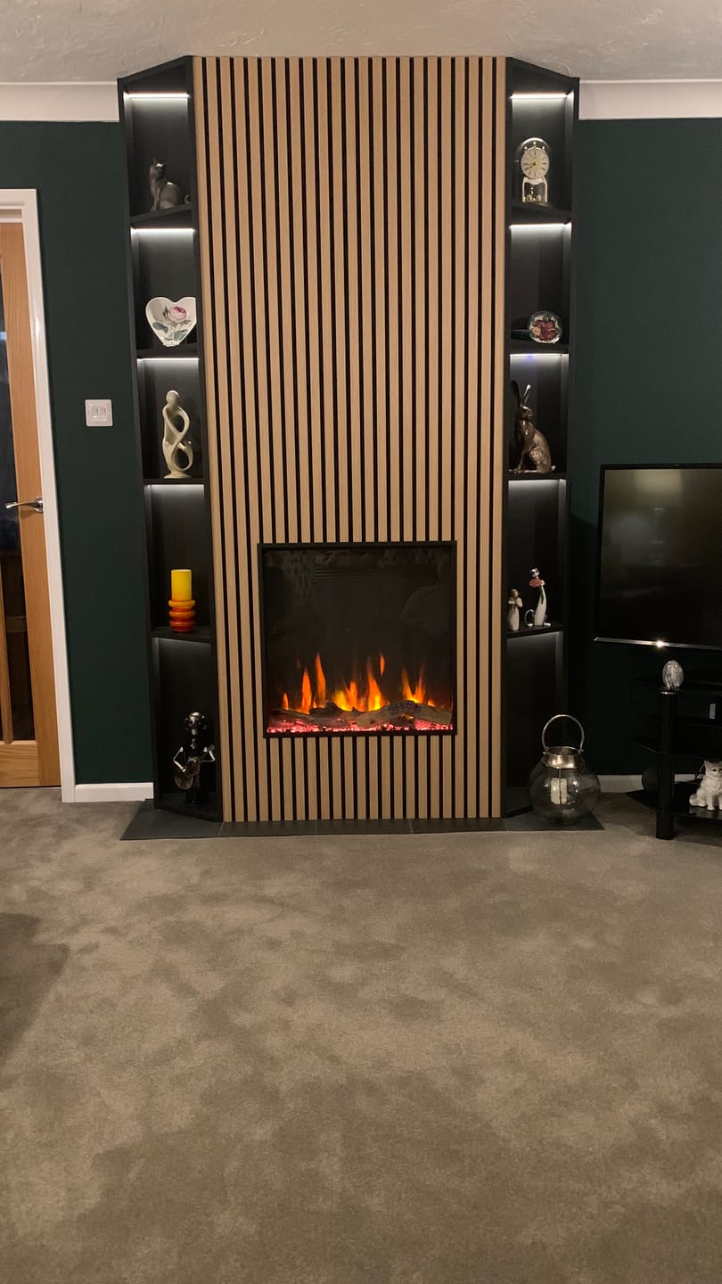 Customer photo review of End Piece - Wooden Wall Panel | Natural Oak