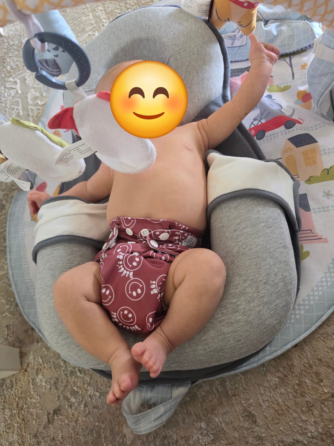 Customer photo review of Slim Fit Pocket Cloth Diaper