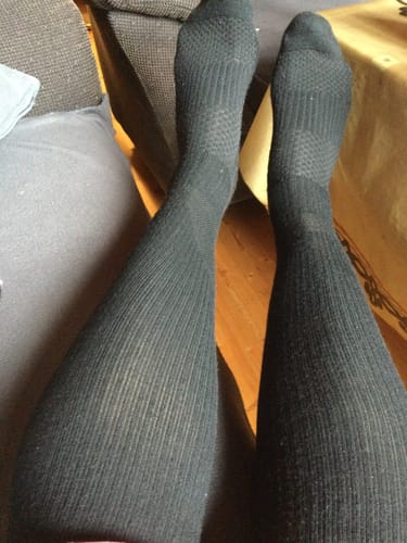 Customer photo review of Støttestrømper