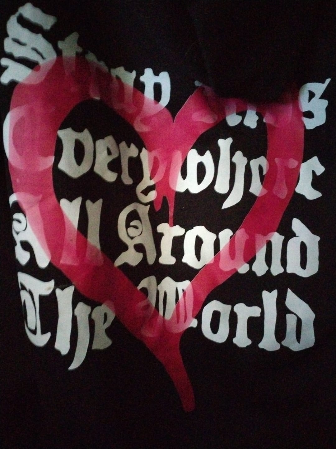 Customer photo review of KPOP Stay World Tour Dominate: celebrATE Printed Zip Up Hoodie