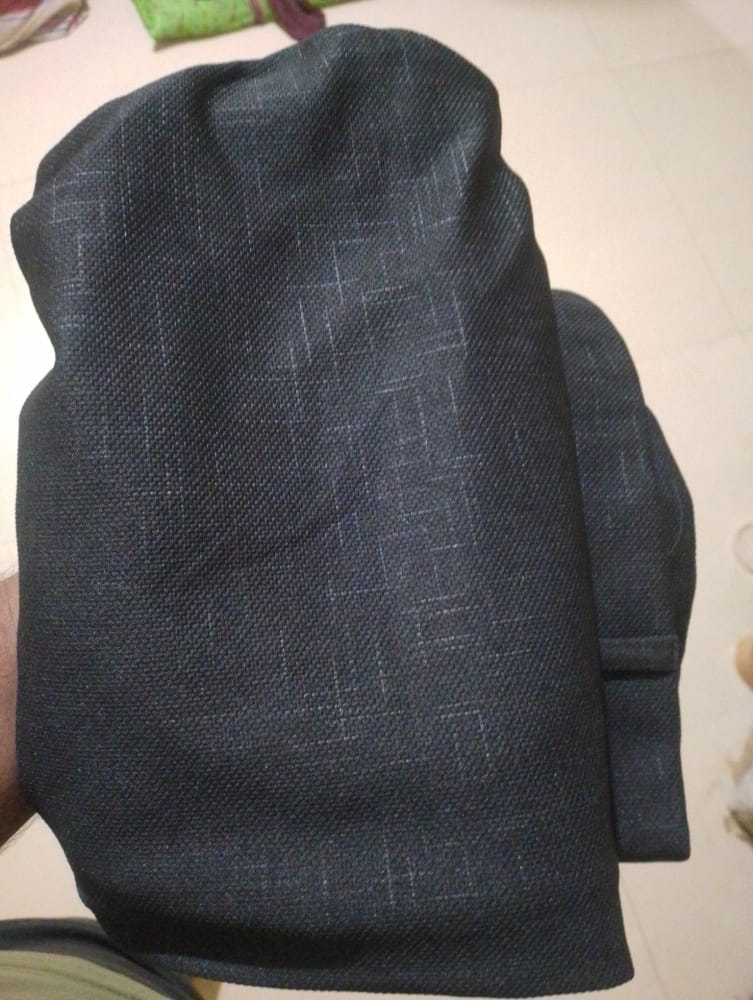 Customer photo review of Men's Brown Soft Lycra Trouser