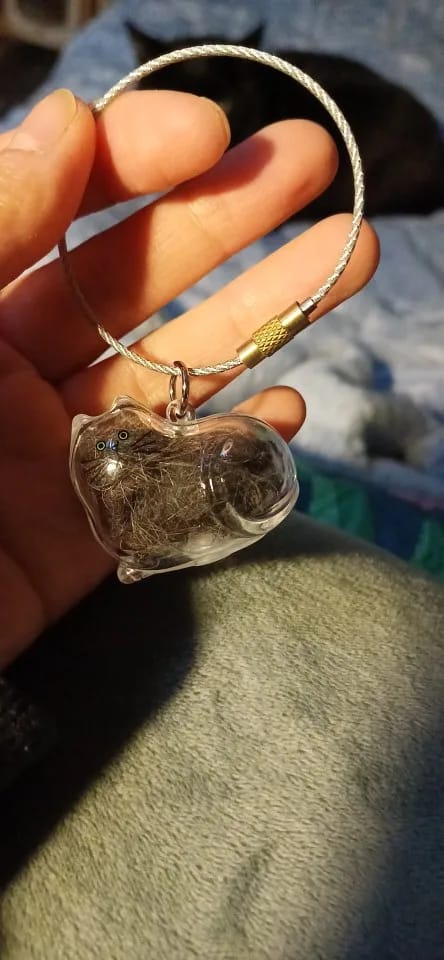 Customer photo review of Llavero Recuerdo Mascota