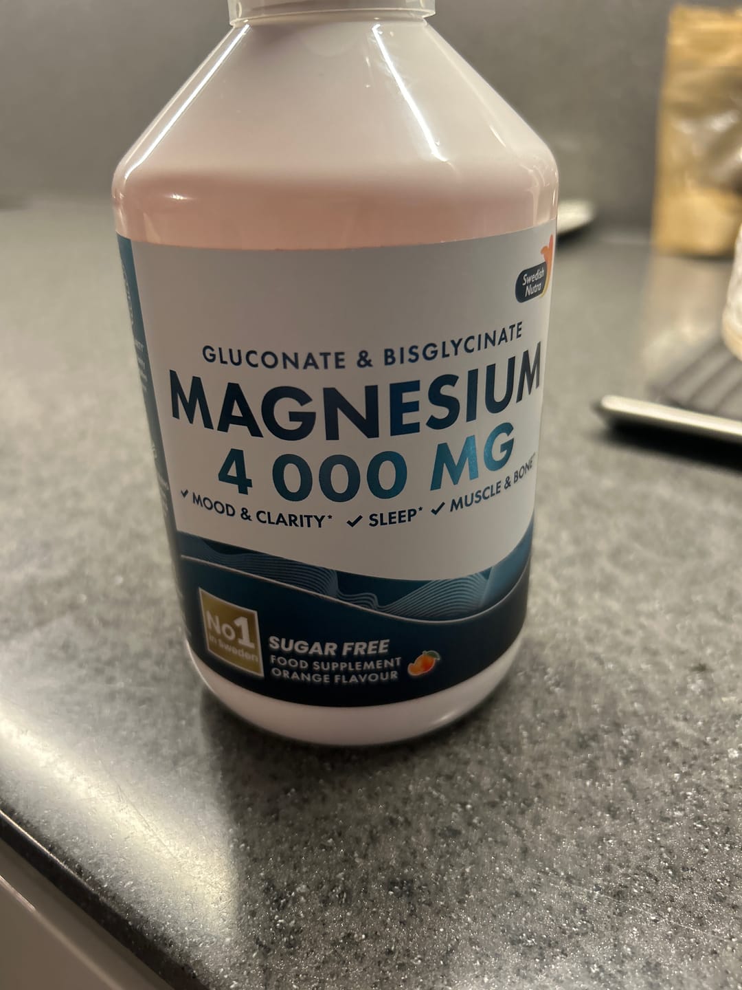 Customer photo review of Swedish Nutra – Liquid Magnesium Bisglycinate, skystas magnio bisglicinatas geram miegui, energijai, nervų sistemai ir raumenims, 500 ml