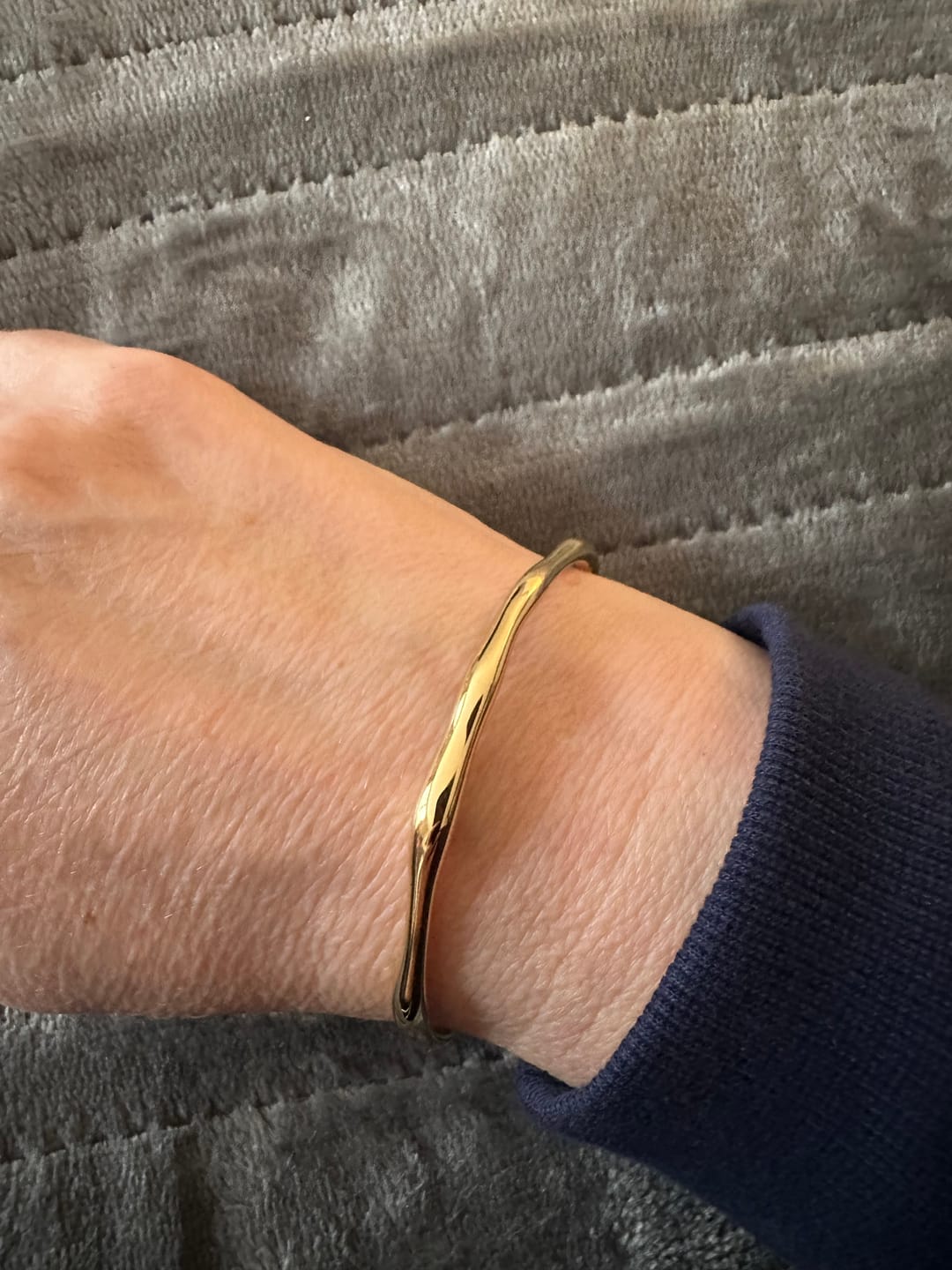 Customer photo review of Bamboo Bangle