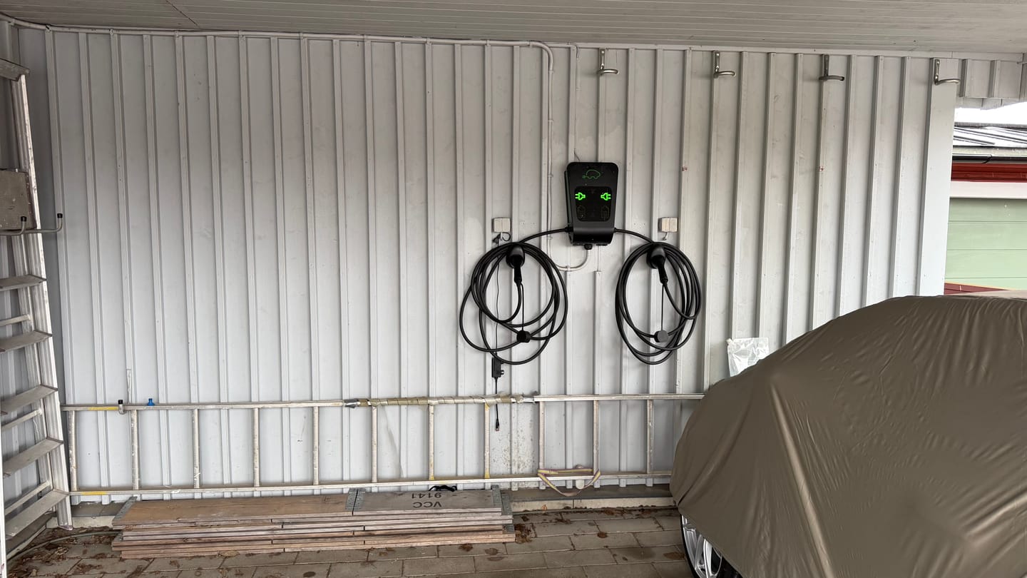 Customer photo review of Replacement cable for EV charging station Type 2, 32A, 3 phases