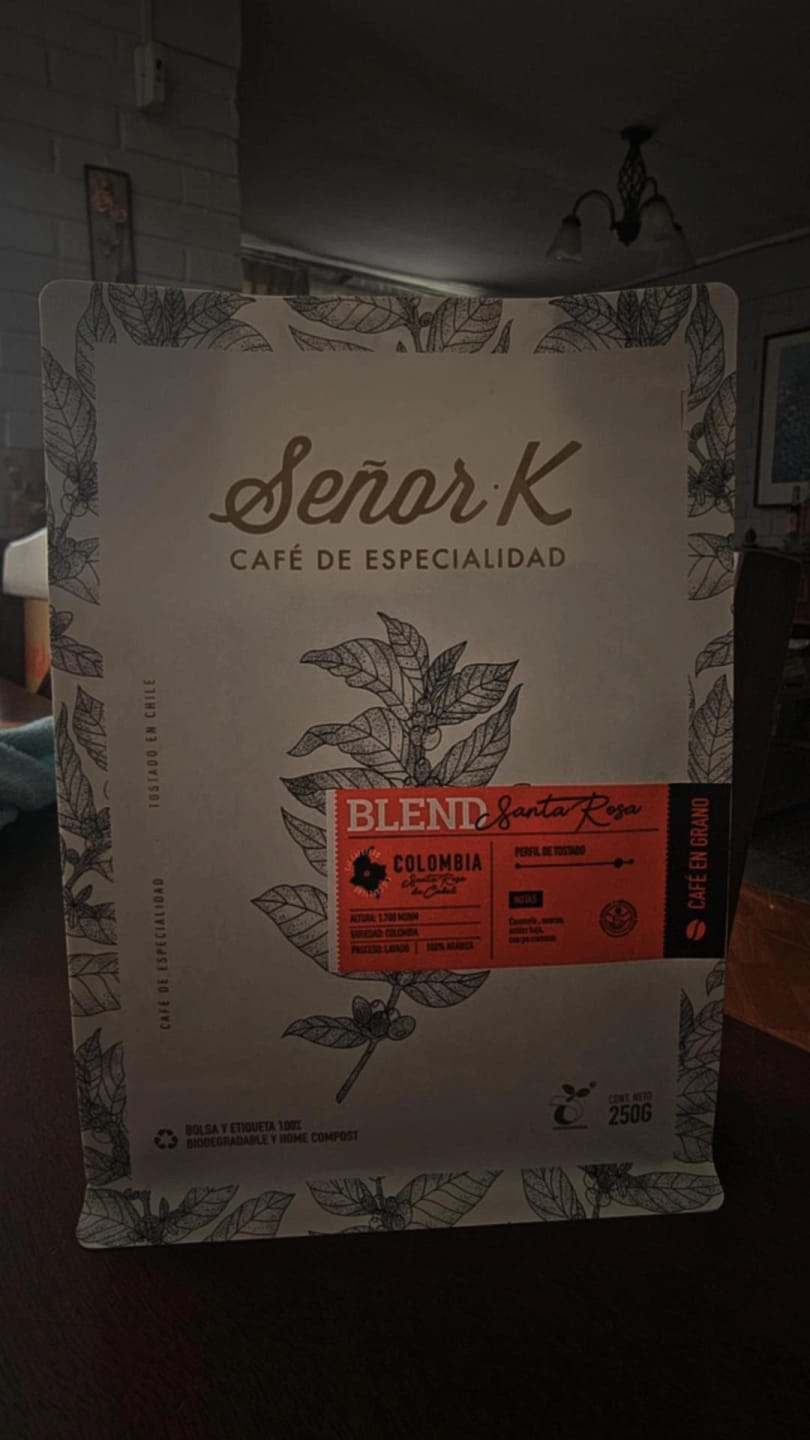 Customer photo review of Colombia | Blend Santa Rosa Bolsa 250 gramos | GRANO ENTERO