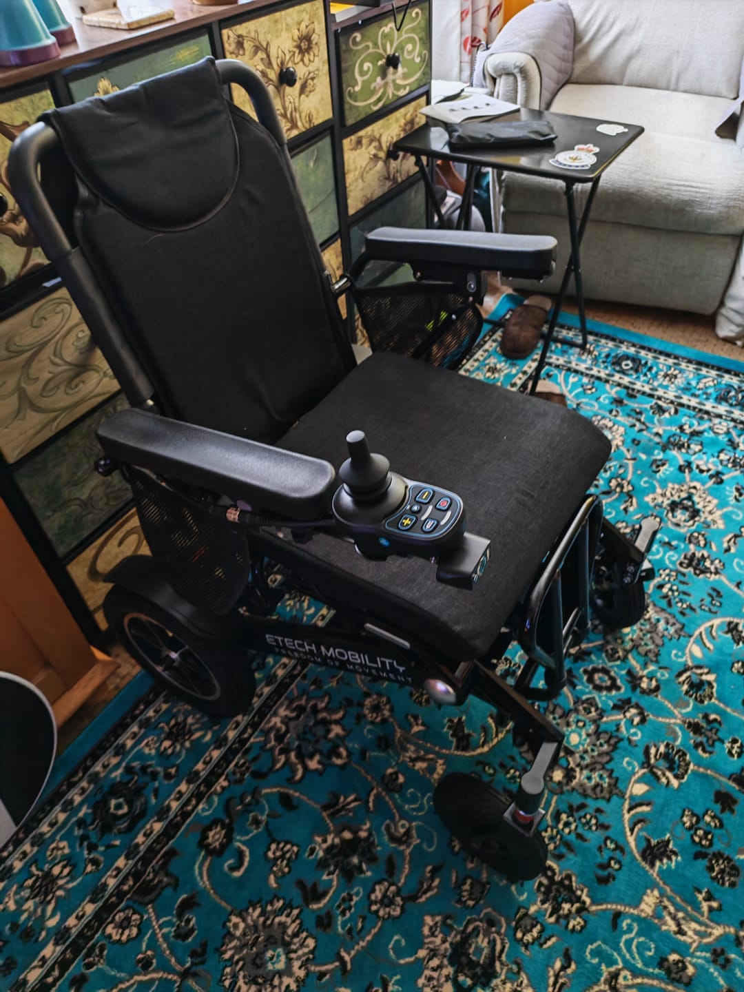 Customer photo review of Wide-Seat Electric Wheelchair Powerchair Freedom Elite ST