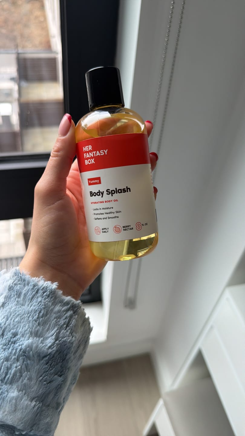 Customer photo review of Body Splash - Skin Smoothing Body Oil  (Yummy)