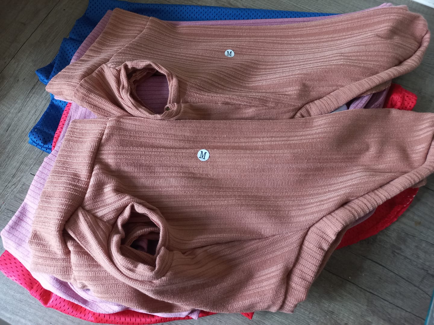 Customer photo review of Linear Flow Jersey Fabric