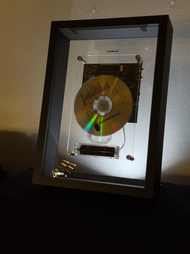 Customer photo review of M1 Music Frame CD Player