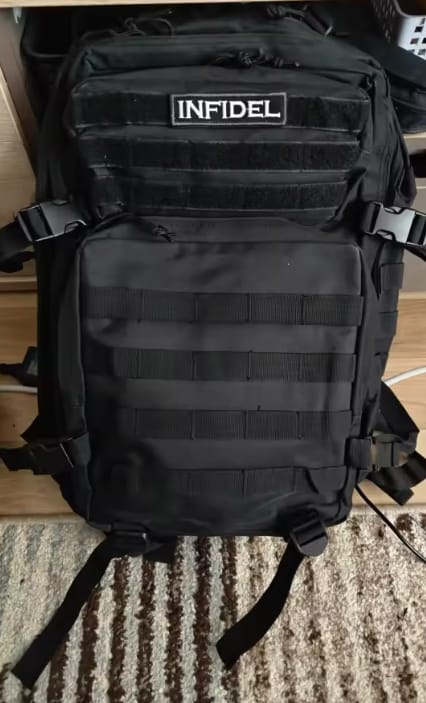 Customer photo review of 45L Tactical Backpack