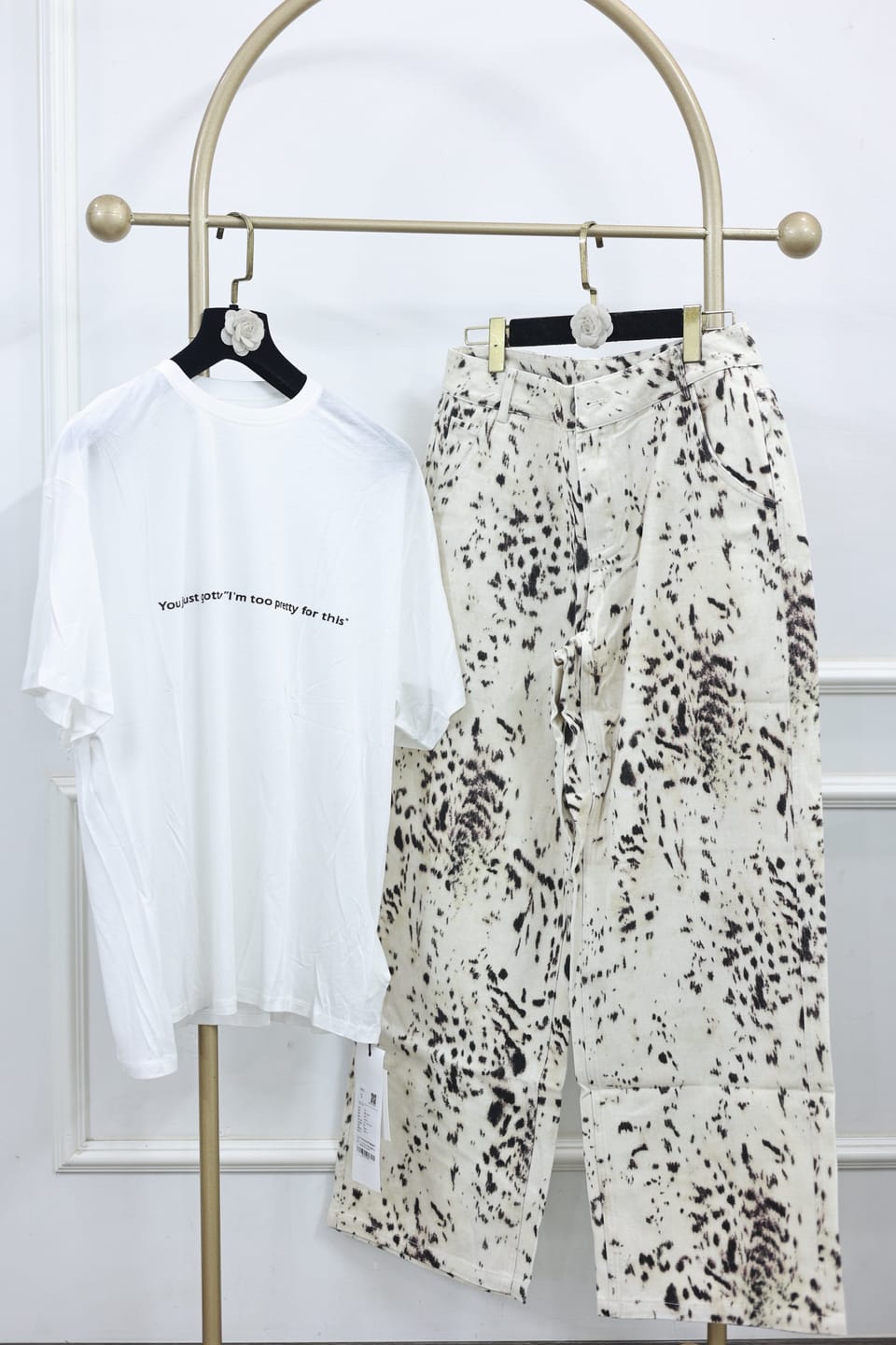 Customer photo review of 0122stepll Printed Short Sleeve T-Shirt