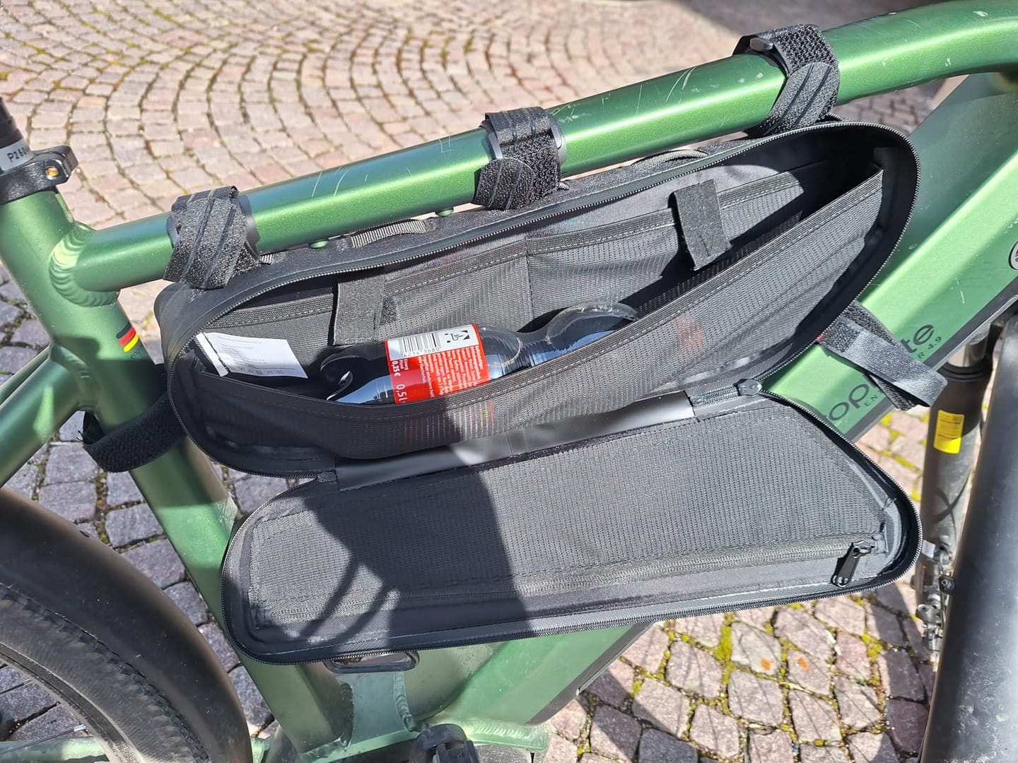 Customer photo review of Bikepacking Rahmentasche (38-46cm)