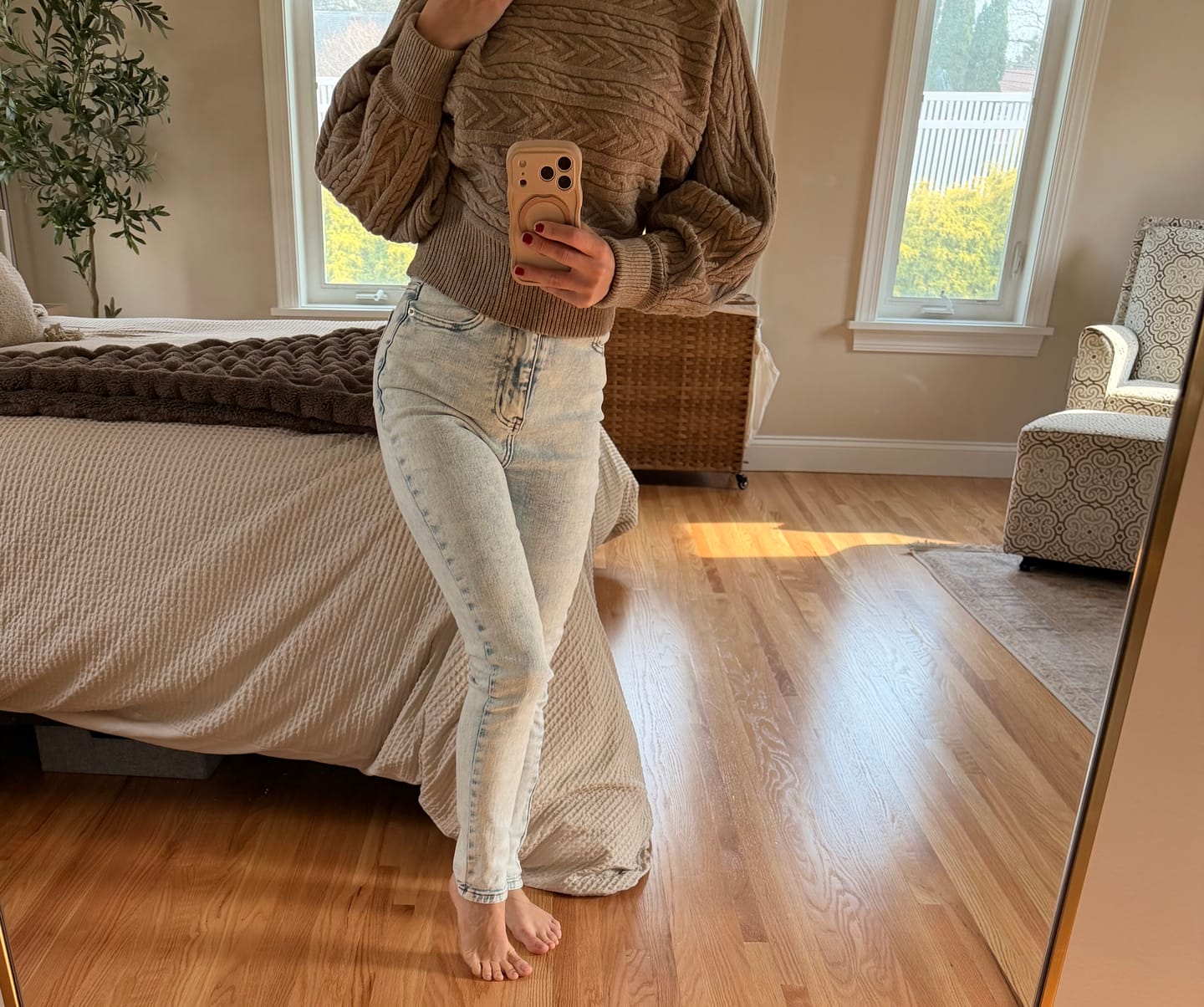 Customer photo review of Ethos High-Waisted Skinny Jean