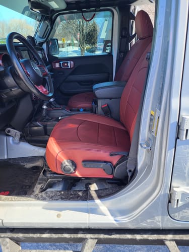 Customer photo review of Premium Custom-Fit Seat Covers